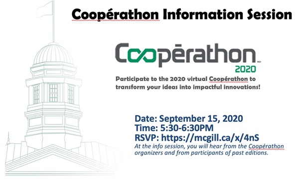 Online Coopérathon Information Session (September 15, 2020)