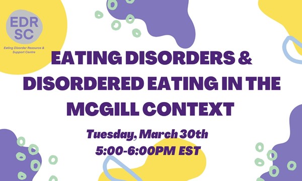 Eating Disorders/Disordered Eating in the McGill Context (2020-2021)