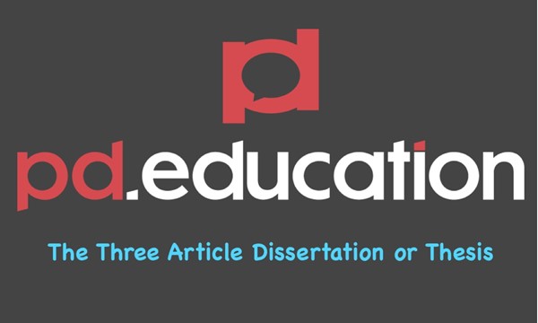 The Three Article Dissertation or Thesis