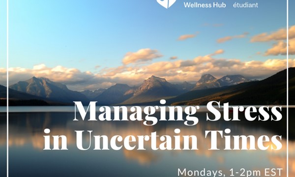 Managing Stress in Uncertain Times