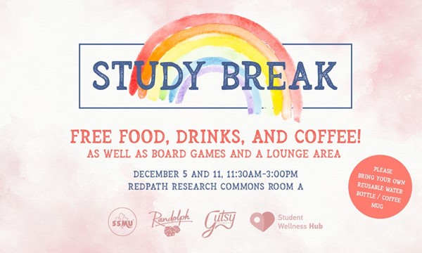 SSMU & Student Wellness Hub Study Break