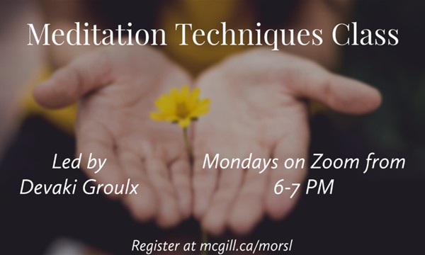 Meditation Techniques Class