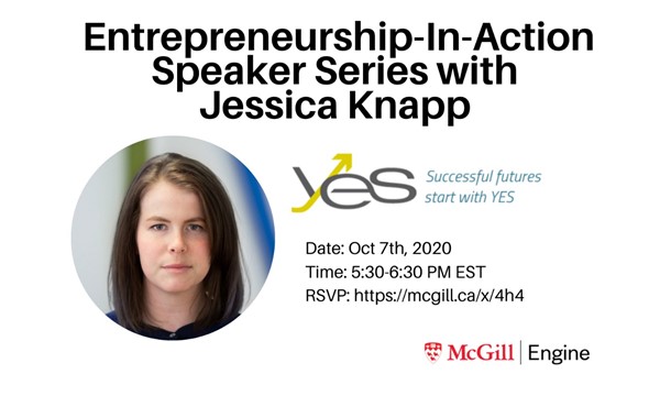 Entrepreneurship-in-Action Speaker Series with Jessica Knapp